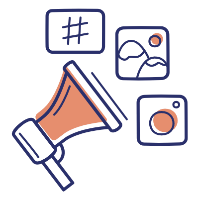 Megaphone Media, Animated Icon, Motif