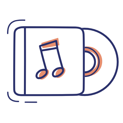 Music Album, Animated Icon, Motif