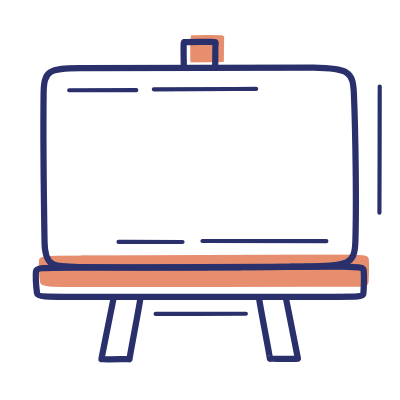 Blackboard, Animated Icon, Motif