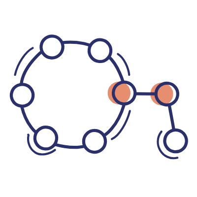 Molecule, Animated Icon, Motif