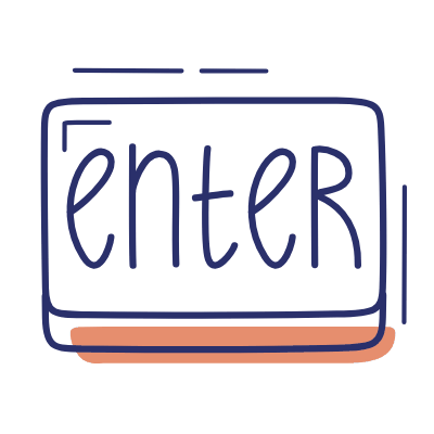 Enter Key, Animated Icon, Motif