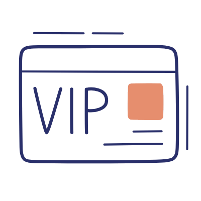 VIP Card, Animated Icon, Motif