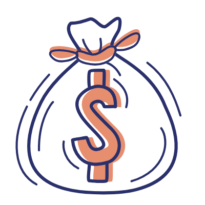 Dollar Bag, Animated Icon, Motif