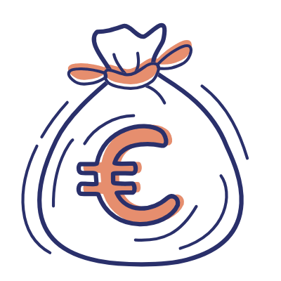 Euro Bag, Animated Icon, Motif