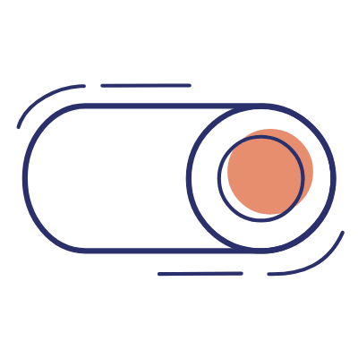 Toggle Right, Animated Icon, Motif
