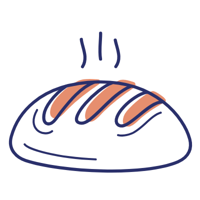 Bread, Animated Icon, Motif