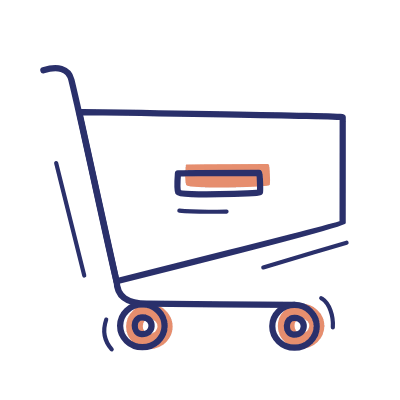 Cart Minus, Animated Icon, Motif