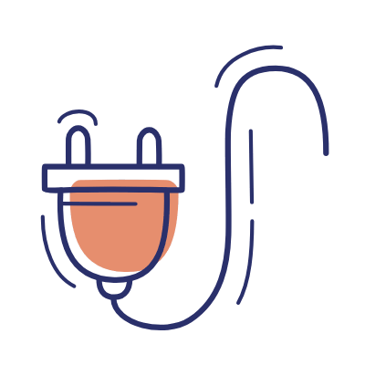 Plug, Animated Icon, Motif