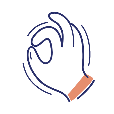 Hand Ok, Animated Icon, Motif