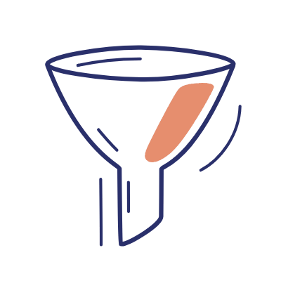 Funnel, Animated Icon, Motif