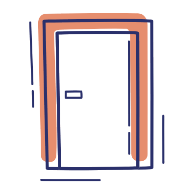 Door, Animated Icon, Motif