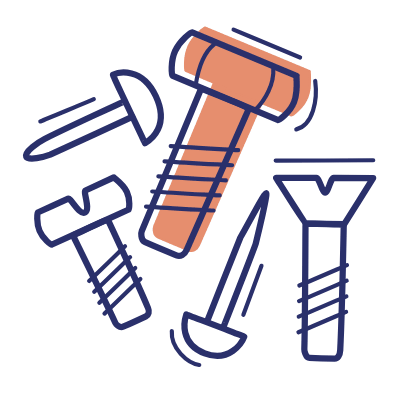 Screw, Animated Icon, Motif