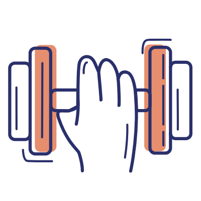 Weightlift, Animated Icon, Motif
