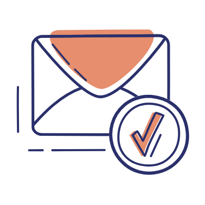 Mail Check, Animated Icon, Motif
