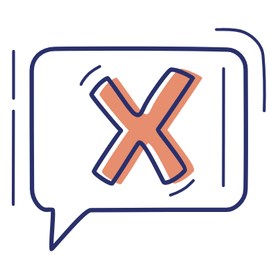 Chat Error, Animated Icon, Motif