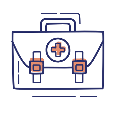 Military First Aid Kit, Animated Icon, Motif