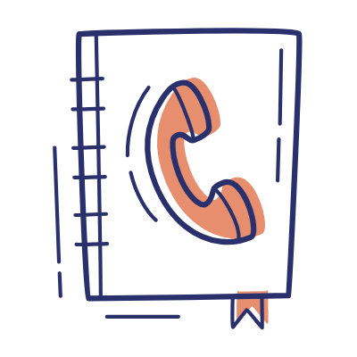 Phone Book, Animated Icon, Motif