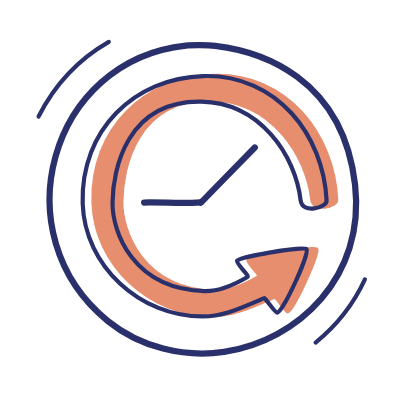 Time Reversed, Animated Icon, Motif
