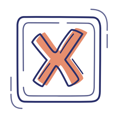Error Cross, Animated Icon, Motif