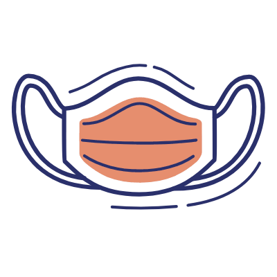 Medical Mask, Animated Icon, Motif