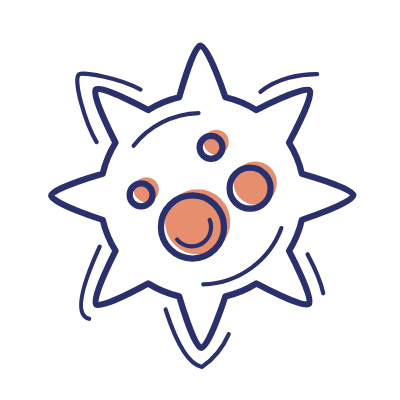 Virus, Animated Icon, Motif
