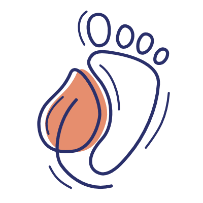 Carbon Footprint, Animated Icon, Motif