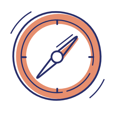 Compass, Animated Icon, Motif