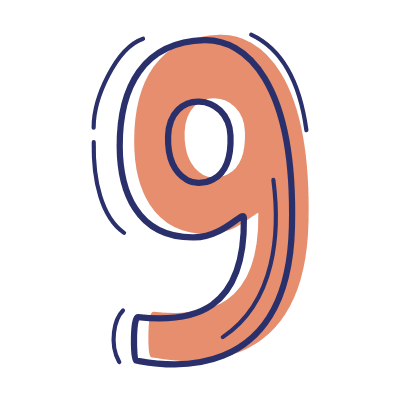 9, Animated Icon, Motif