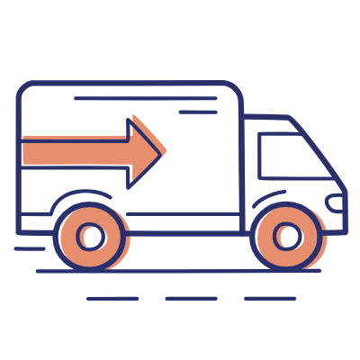 Truck Arrow, Animated Icon, Motif
