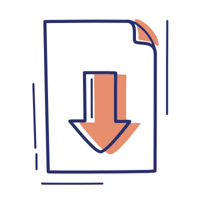 Document Download, Animated Icon, Motif
