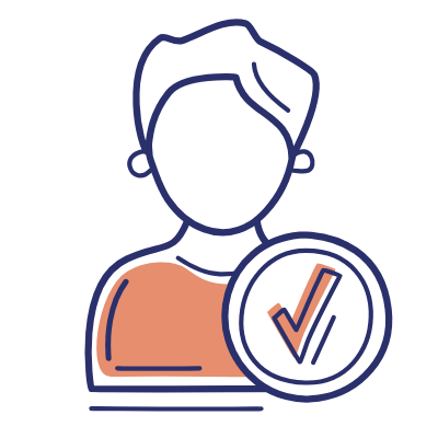 Man Check, Animated Icon, Motif