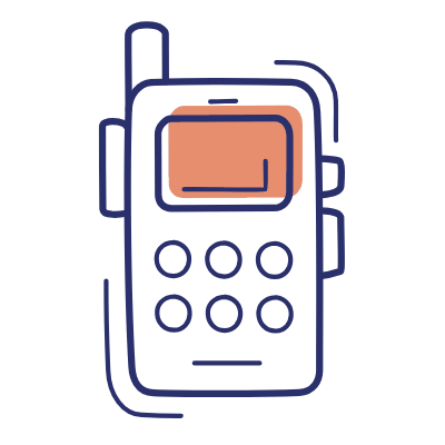 Walkie-Talkie, Animated Icon, Motif