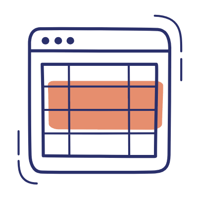 Spreadsheet, Animated Icon, Motif