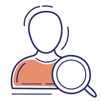 Avatar Magnifier, Animated Icon, Motif