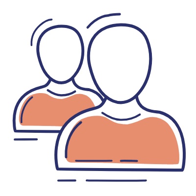 Two Avatars, Animated Icon, Motif