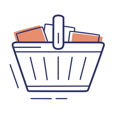 Basket Full, Animated Icon, Motif