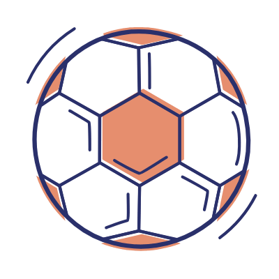 Football Ball, Animated Icon, Motif
