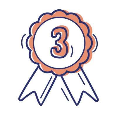 Badge Third, Animated Icon, Motif