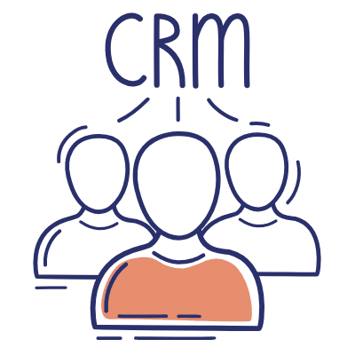CRM, Animated Icon, Motif
