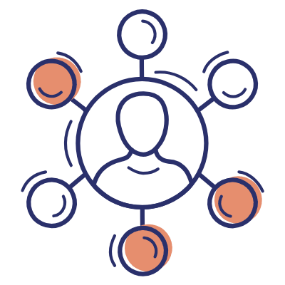 Business Network, Animated Icon, Motif