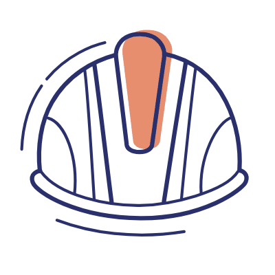 Work Helmet, Animated Icon, Motif