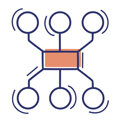 Multichannel, Animated Icon, Motif