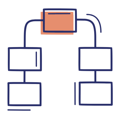 Process Flow, Animated Icon, Motif