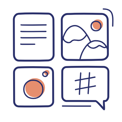 Social Media, Animated Icon, Motif