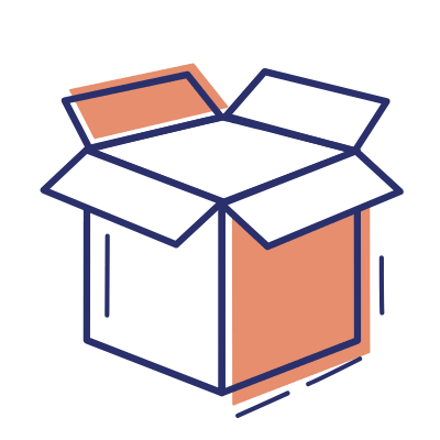 Box Open, Animated Icon, Motif