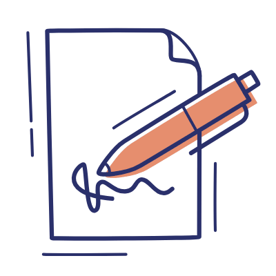 File Signing, Animated Icon, Motif