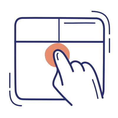 Touch Pad, Animated Icon, Motif