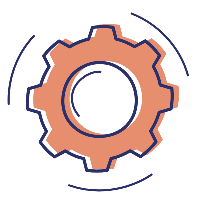 Cog, Animated Icon, Motif