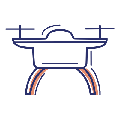 Drone, Animated Icon, Motif