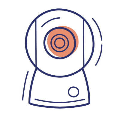 Home Camera, Animated Icon, Motif